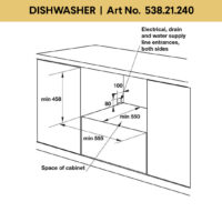 Built in Dishwasher 45cm Built in Dishwasher 45cm