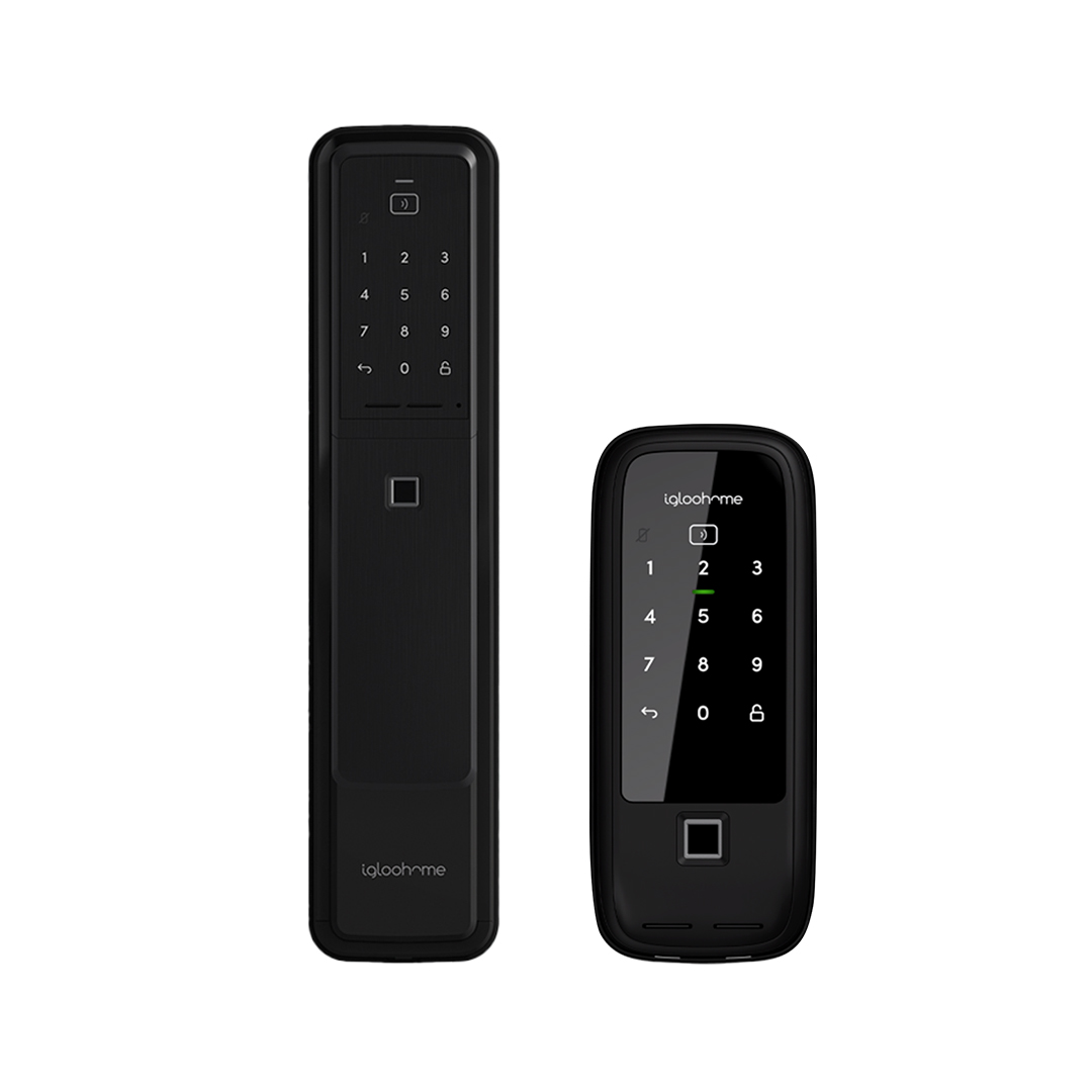 Push Pull Mortise Metal Gate Fingerprint Push Pull Mortise Metal Gate Fingerprint